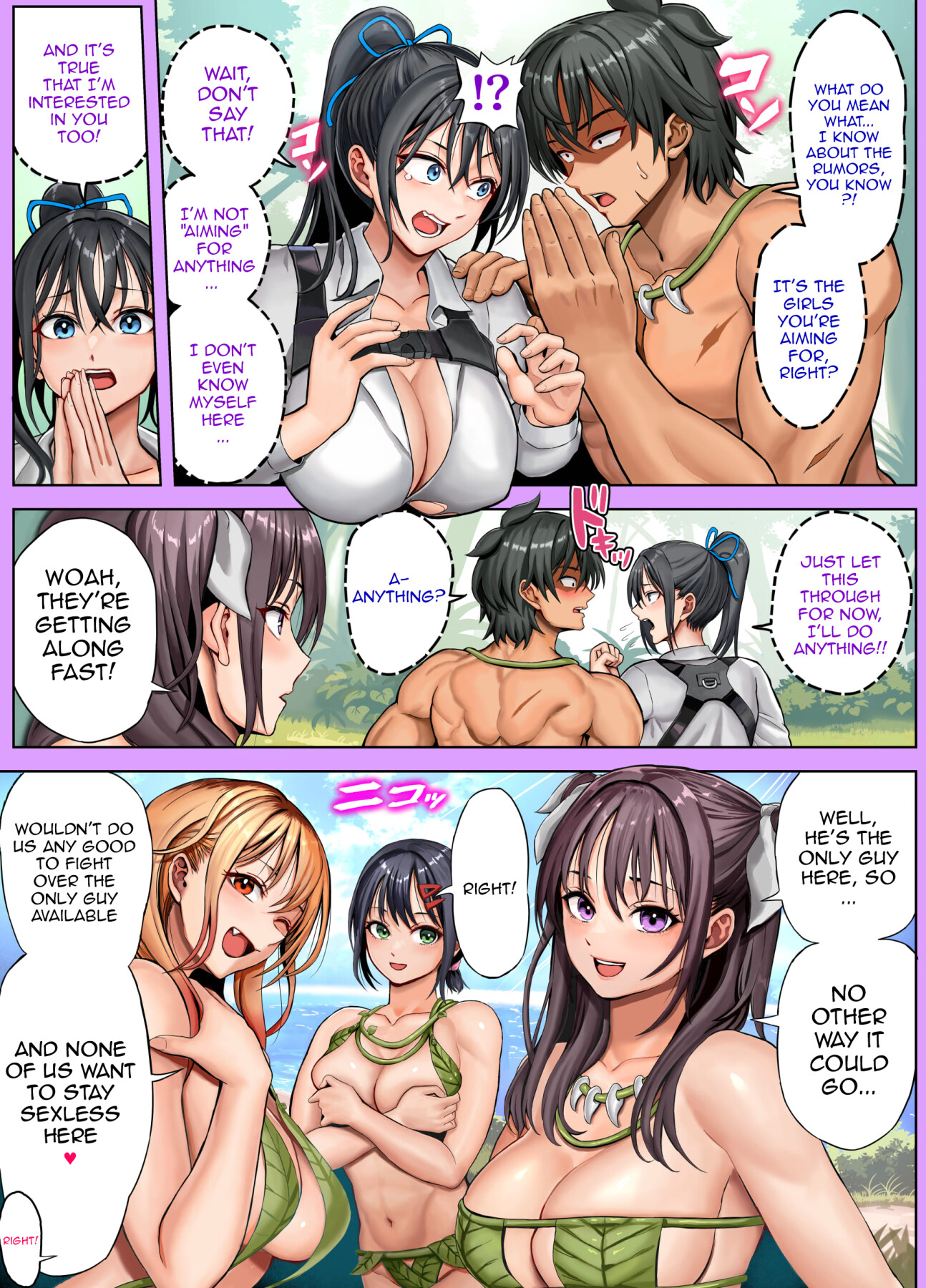 Hentai Manga Comic-Deserted Island Castaway Harem 2-Chapter 1-38